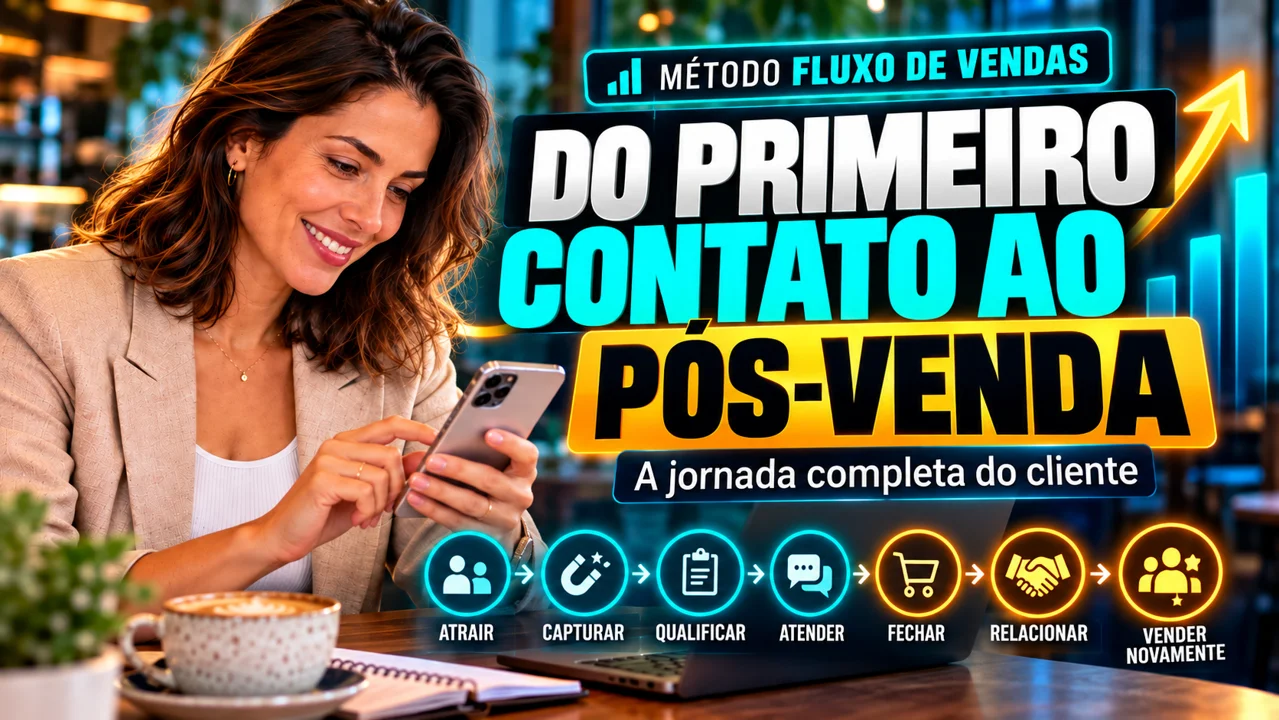 Método Fluxo de Vendas: do primeiro contato ao pós-venda, a jornada completa do cliente